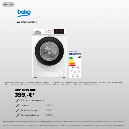 Beko wama angebot
