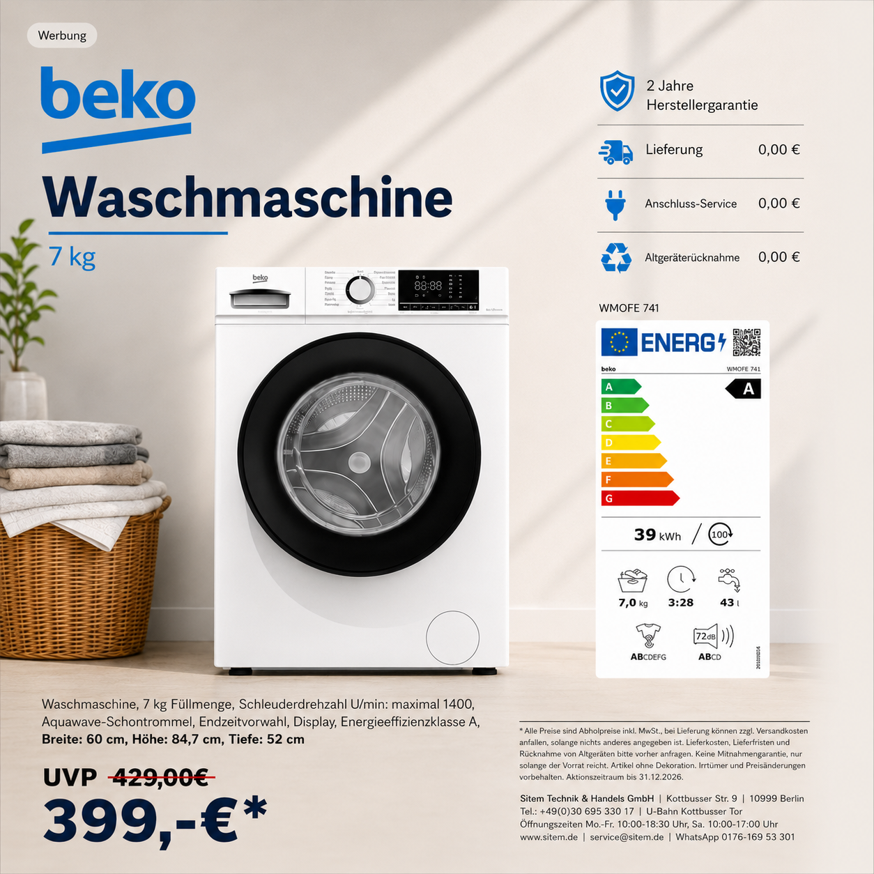Beko Waschmaschine